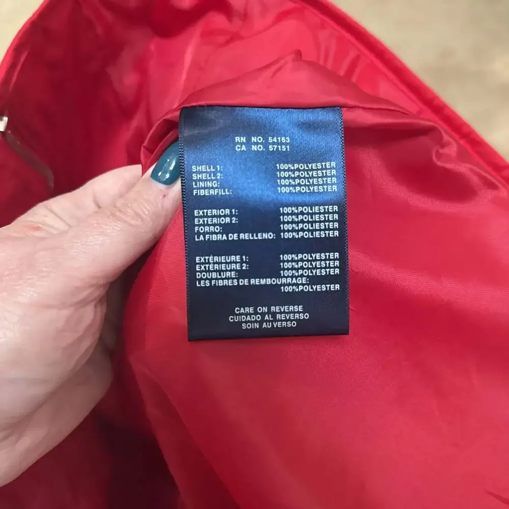 Tommy Hilfiger Scarlet Red‎ Quilted Jacket